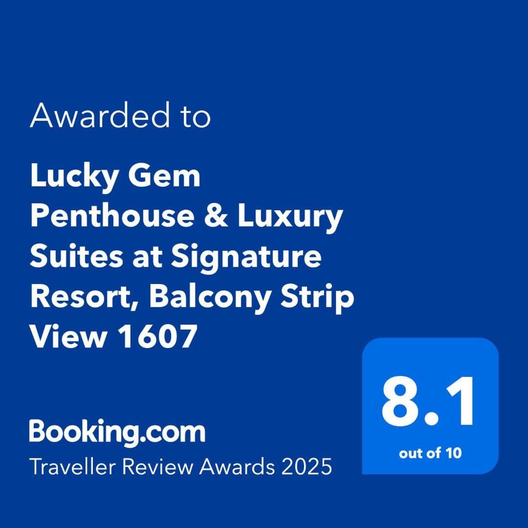 Lucky Gem Penthouse & Luxury Suites At Signature Resort, Balcony Strip View 1607 Las Vegas Eksteriør bilde